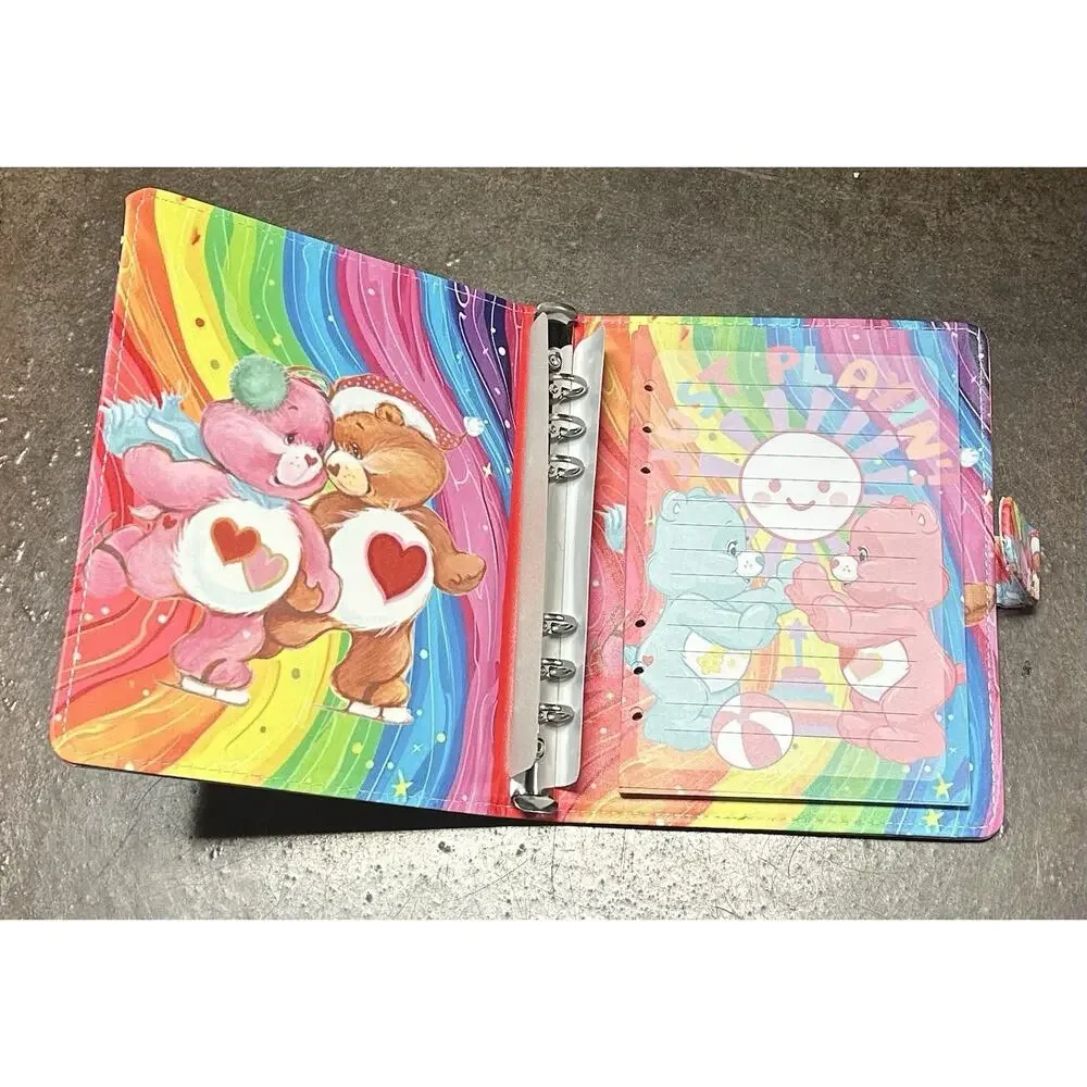 Care Bear A5 Binder w/ matching paper